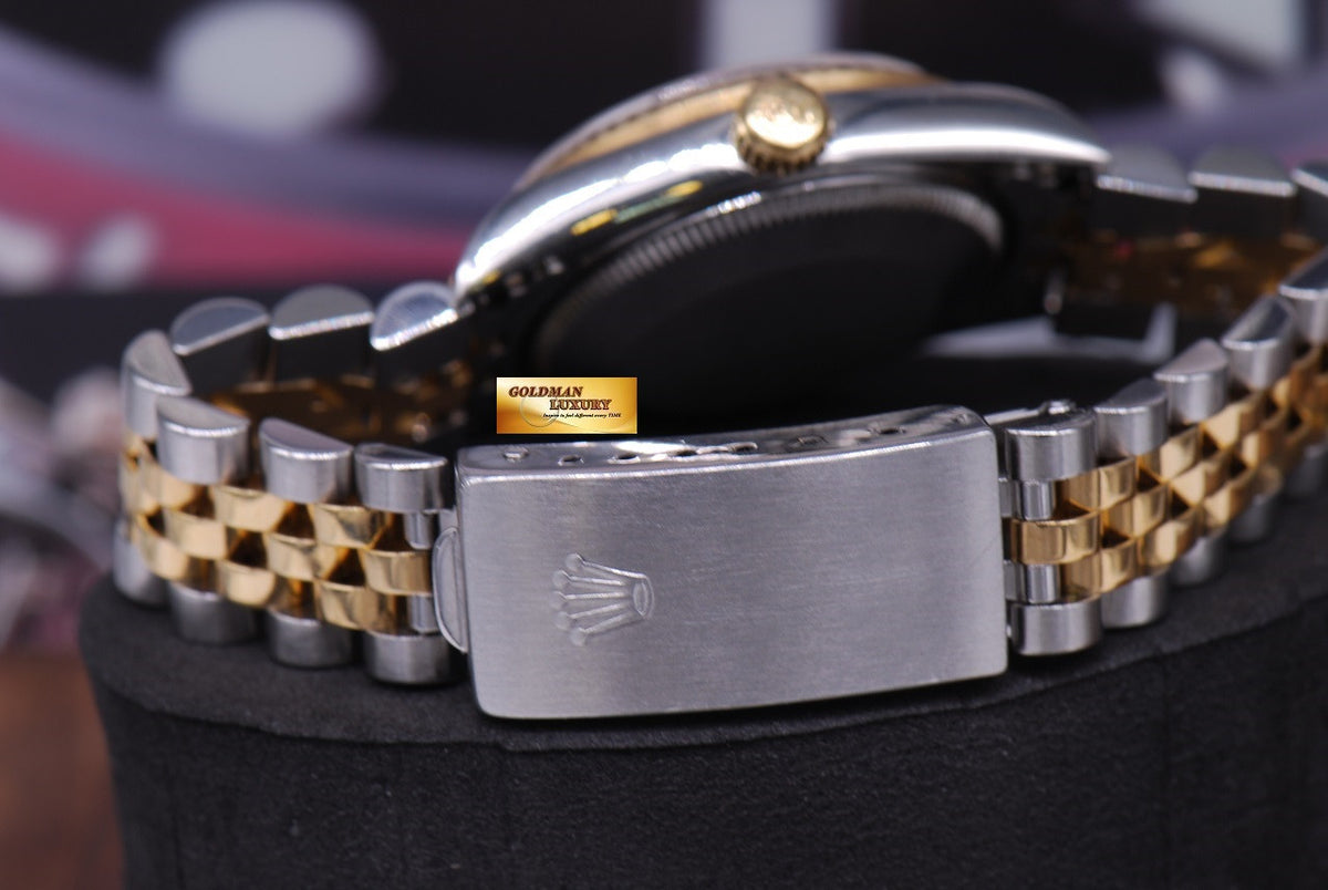 [SOLD] ROLEX OYSTER PERPETUAL DATEJUST 30mm HALF-GOLD DIAMOND DIAL Ref 68273 (NEAR MINT)