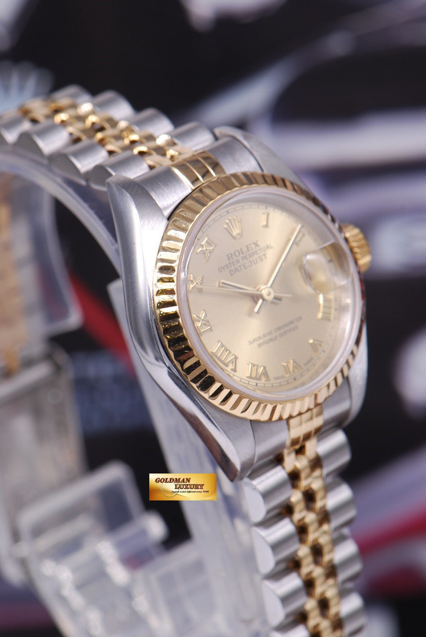 [SOLD] ROLEX OYSTER PERPETUAL DATEJUST 26mm HALF-GOLD Ref 79173 (MINT)