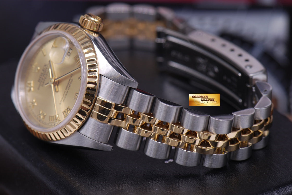 [SOLD] ROLEX OYSTER PERPETUAL DATEJUST 26mm HALF-GOLD Ref 79173 (MINT)