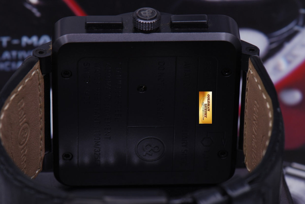 [SOLD] BELL & ROSS AVIATOR CHRONOGRAPH PVD BR01-94 AUTOMATIC (NEAR MINT)