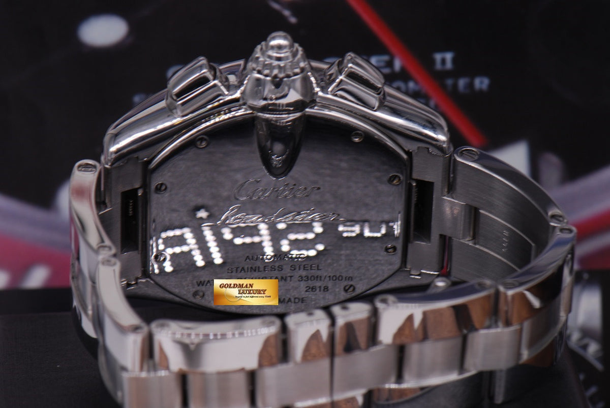 [SOLD] CARTIER ROADSTER MENS XL CHRONOGRAPH AUTOMATIC (MINT)