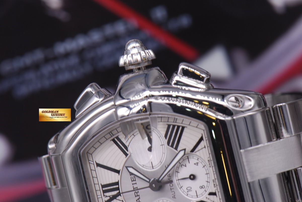 [SOLD] CARTIER ROADSTER MENS XL CHRONOGRAPH AUTOMATIC (MINT)