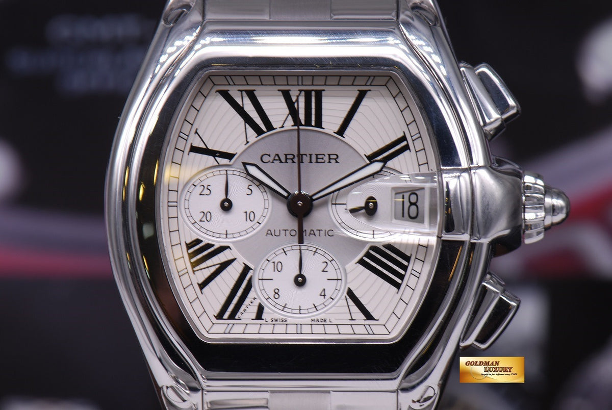 [SOLD] CARTIER ROADSTER MENS XL CHRONOGRAPH AUTOMATIC (MINT)