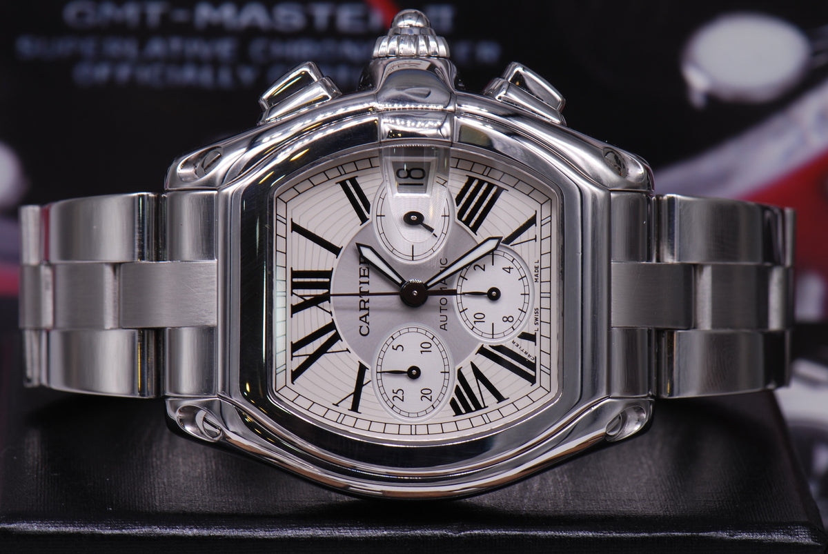 [SOLD] CARTIER ROADSTER MENS XL CHRONOGRAPH AUTOMATIC (MINT)