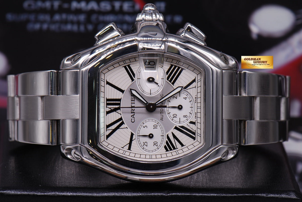 [SOLD] CARTIER ROADSTER MENS XL CHRONOGRAPH AUTOMATIC (MINT)