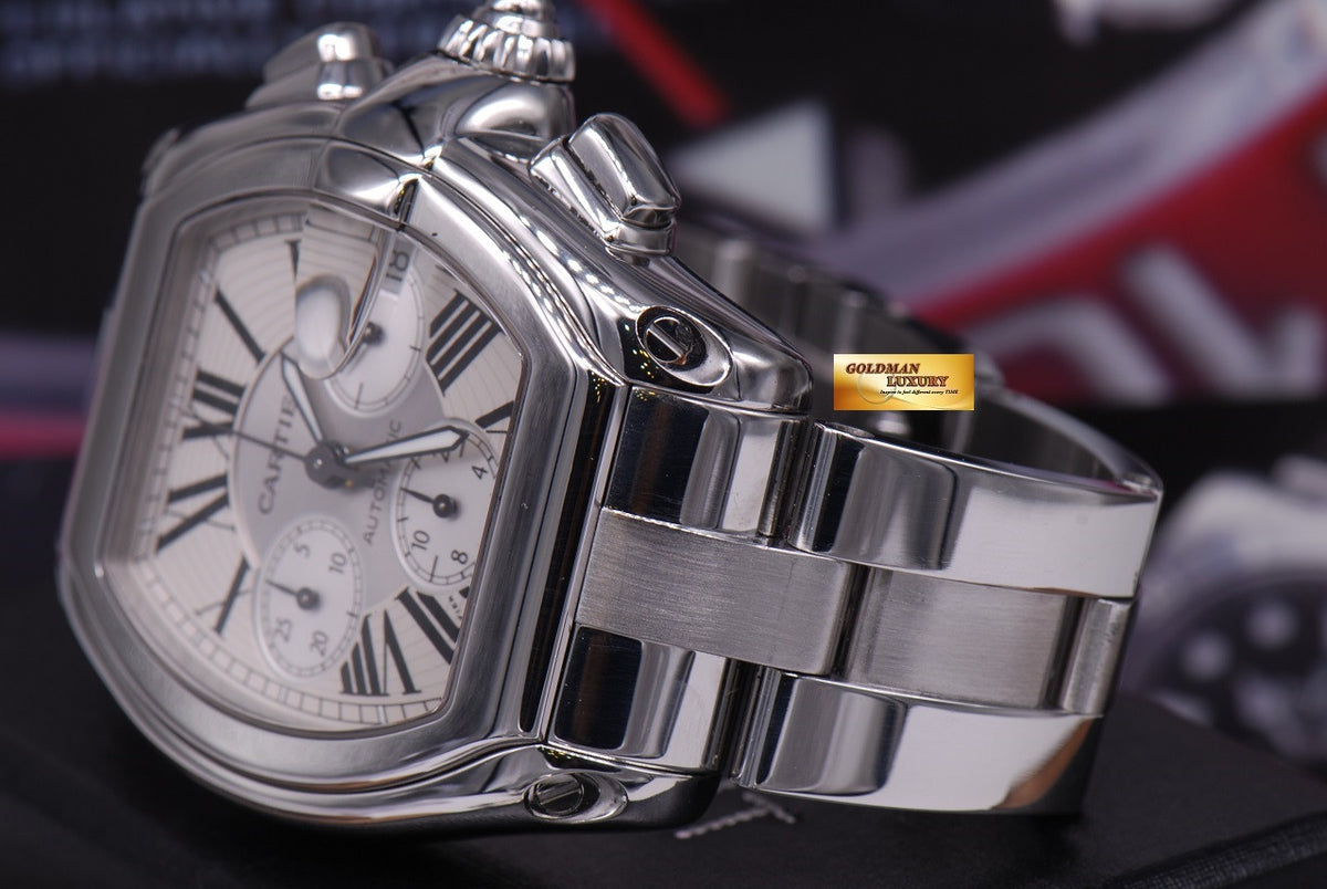 [SOLD] CARTIER ROADSTER MENS XL CHRONOGRAPH AUTOMATIC (MINT)