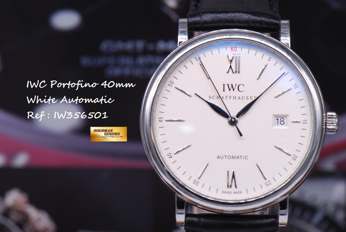 [SOLD] IWC PORTOFINO 40mm WHITE AUTOMATIC