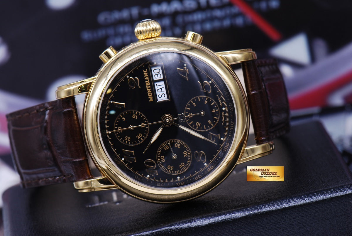 [SOLD] MONT BLANC MEISTERSTUCK GOLD-PLATED CHRONOGRAPH Ref 4810 AUTOMATIC (NEAR MINT)