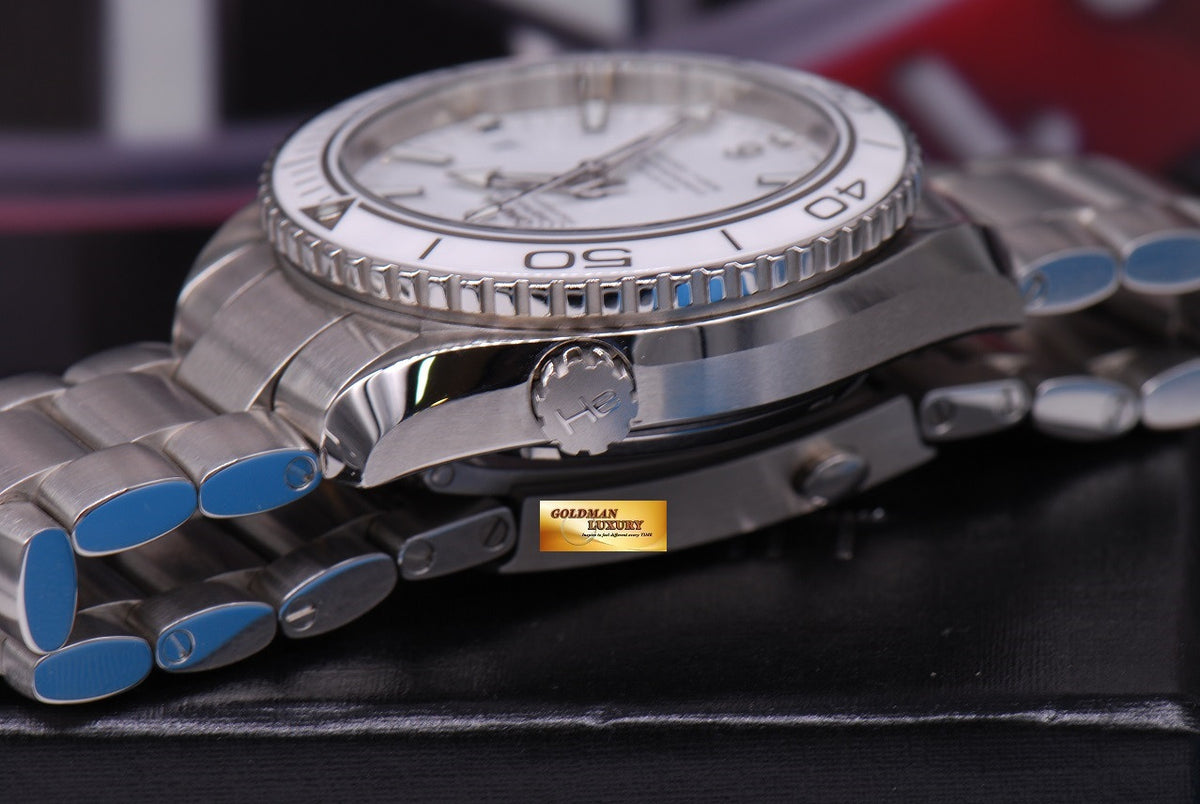 [SOLD] OMEGA SEAMASTER PLANET OCEAN 42mm CO-AXIAL WHITE CERAMIC (LNIB)