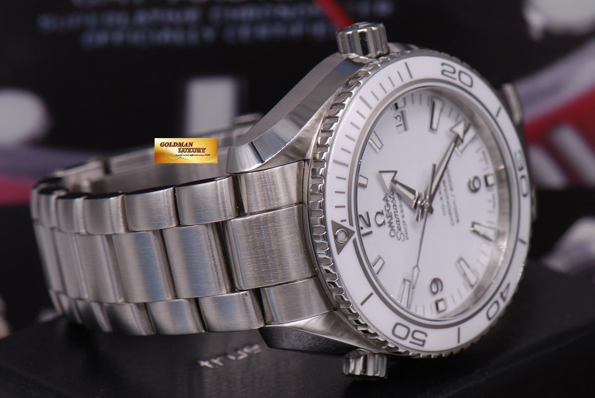 [SOLD] OMEGA SEAMASTER PLANET OCEAN 42mm CO-AXIAL WHITE CERAMIC (LNIB)