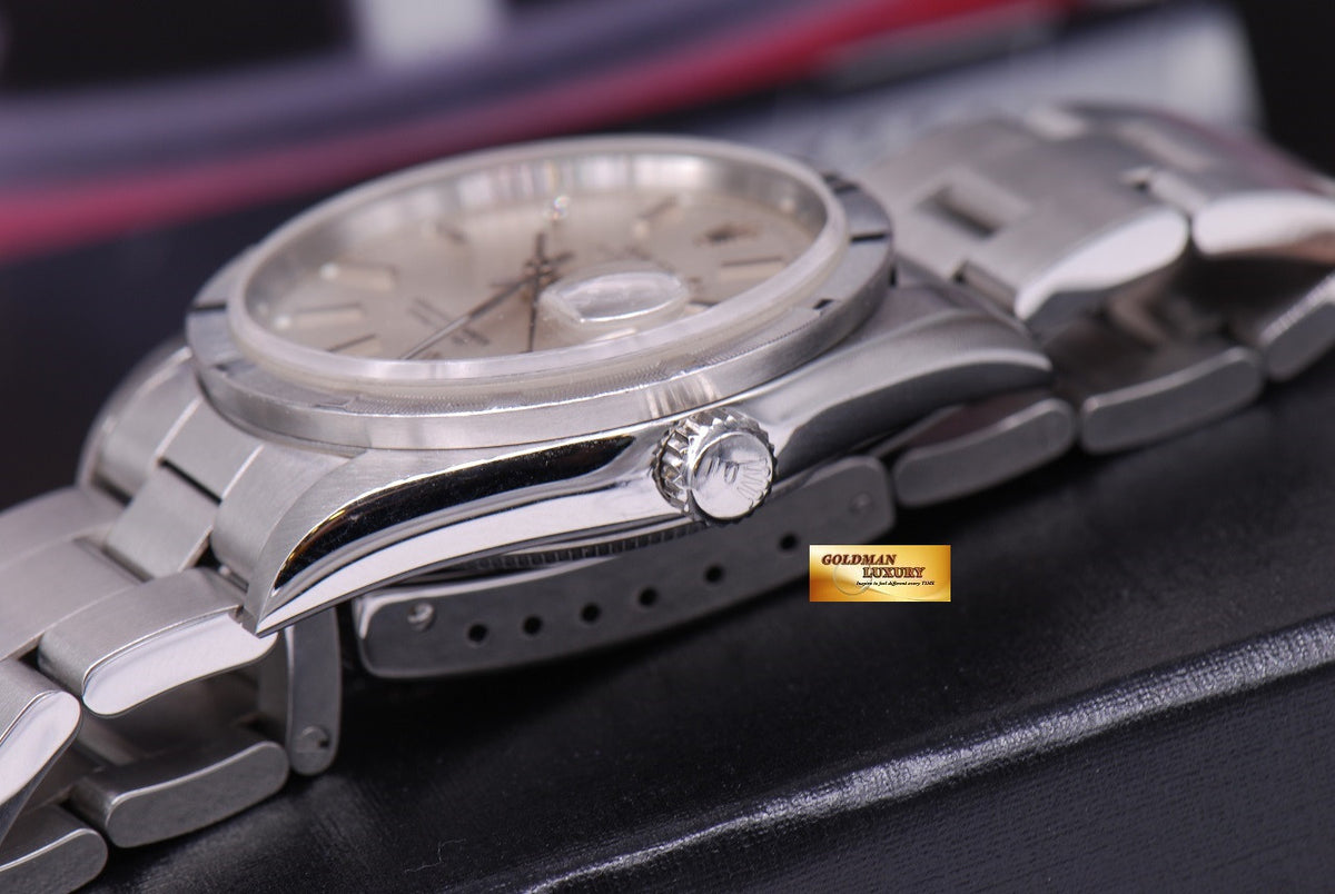 [SOLD] ROLEX OYSTER PERPETUAL DATE REF: 15210 SILVER AUTOMATIC (MINT)