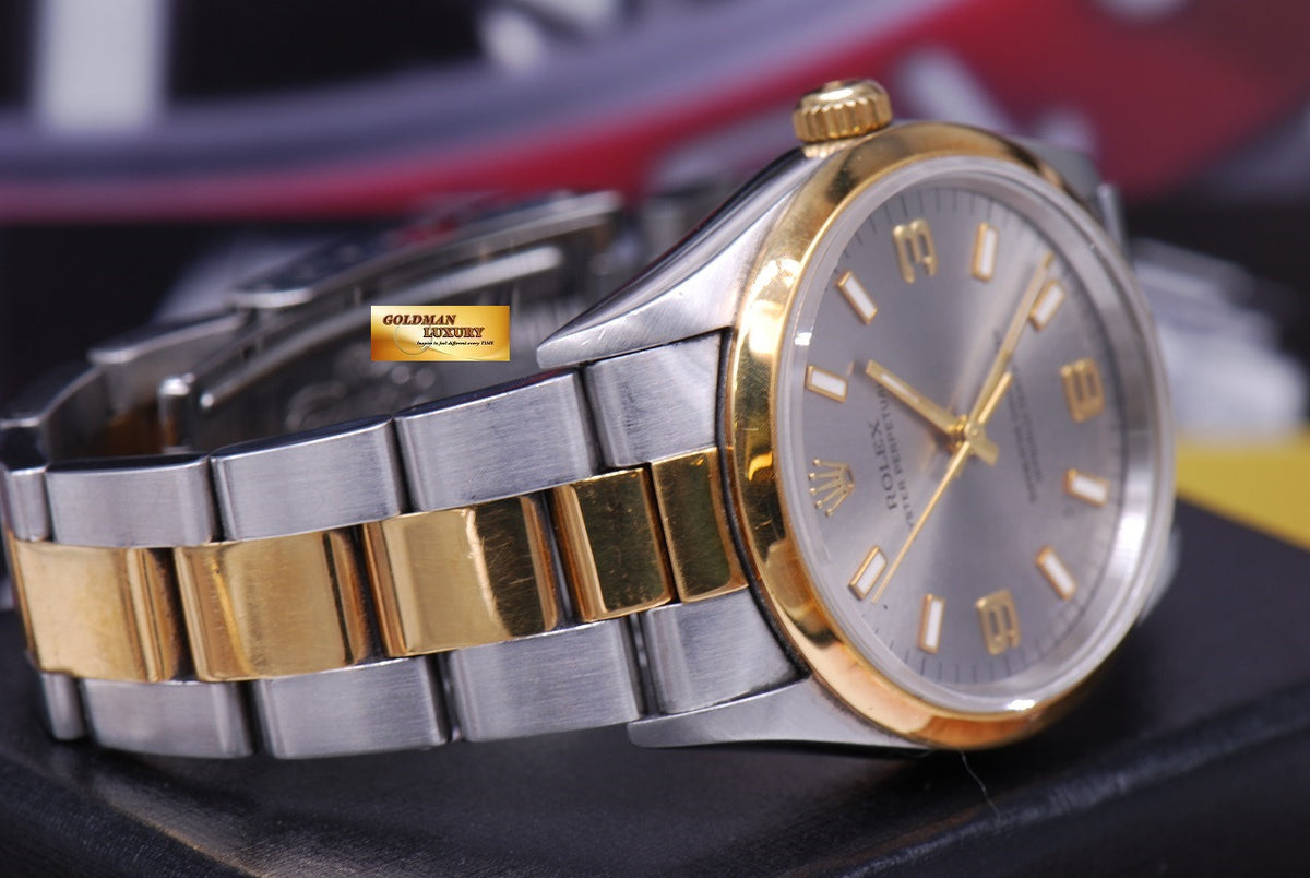 [SOLD] ROLEX OYSTER PERPETUAL 34mm HALF-GOLD Ref 14203 AUTOMATIC (NEAR MINT)