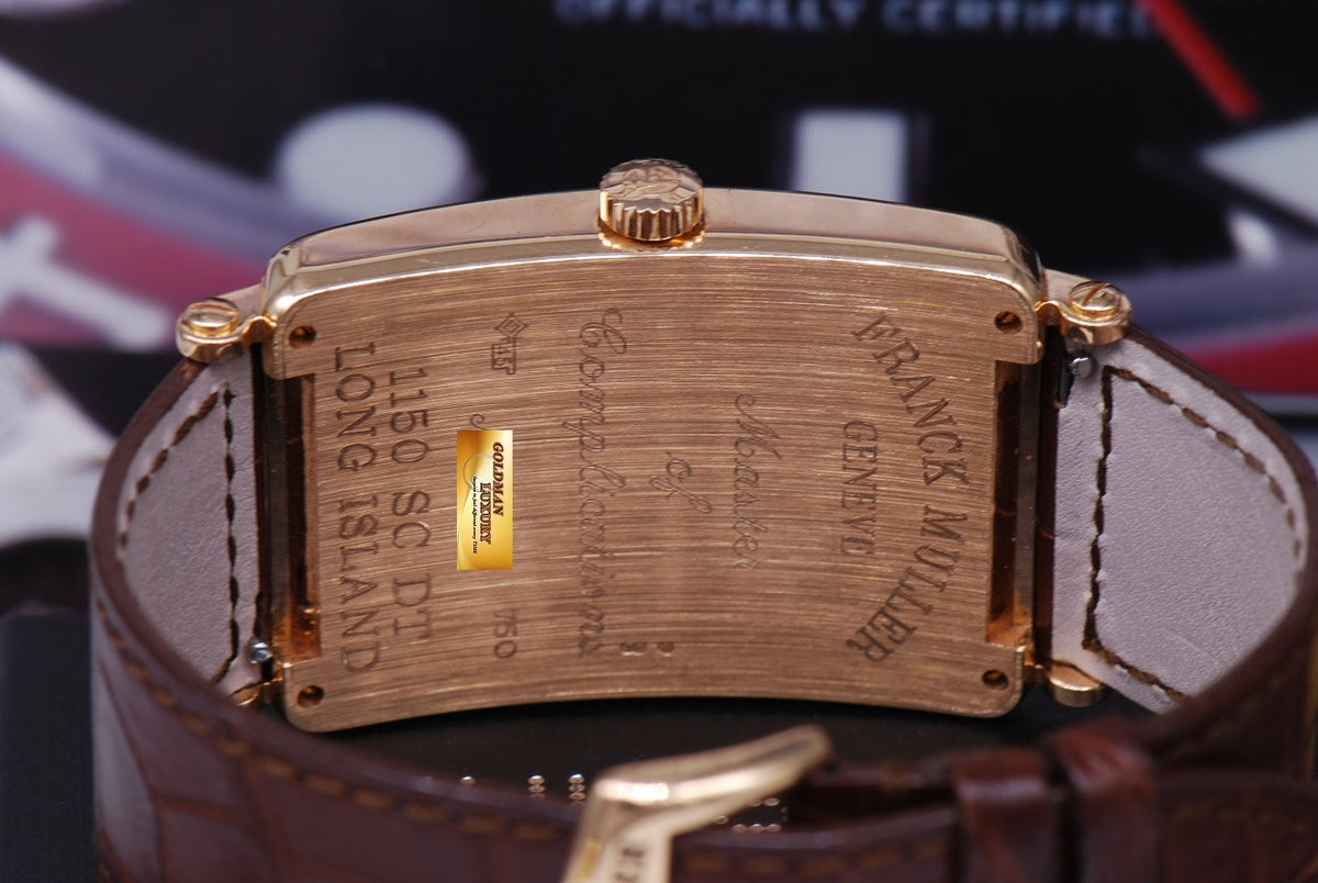 [SOLD] FRANCK MULLER LONG ISLAND 18K ROSE GOLD Ref 1150 AUTOMATIC (NEAR MINT)