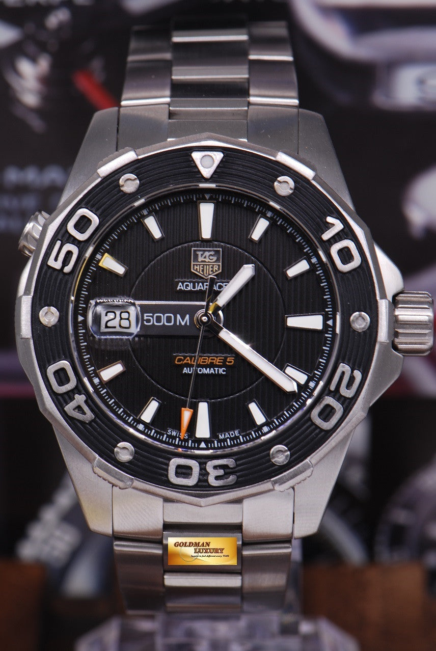 [SOLD] TAG HEUER AQUARACER CALIBRE 5 43mm WAJ2110 AUTOMATIC (MINT)