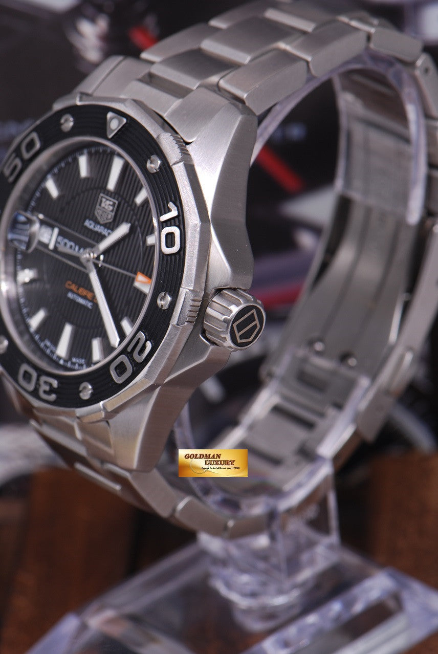[SOLD] TAG HEUER AQUARACER CALIBRE 5 43mm WAJ2110 AUTOMATIC (MINT)