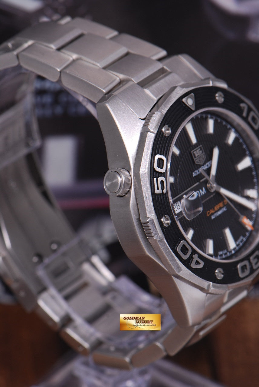 [SOLD] TAG HEUER AQUARACER CALIBRE 5 43mm WAJ2110 AUTOMATIC (MINT)