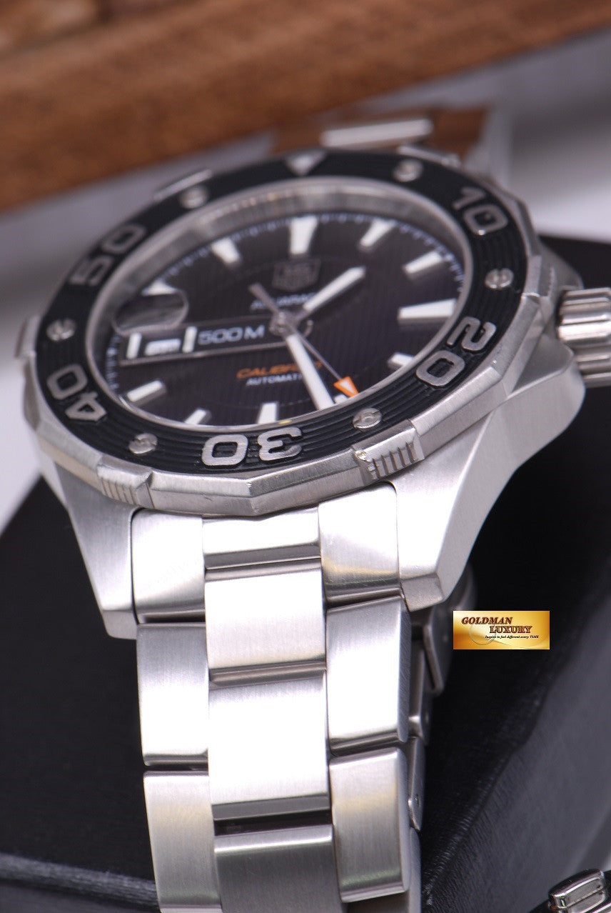 [SOLD] TAG HEUER AQUARACER CALIBRE 5 43mm WAJ2110 AUTOMATIC (MINT)
