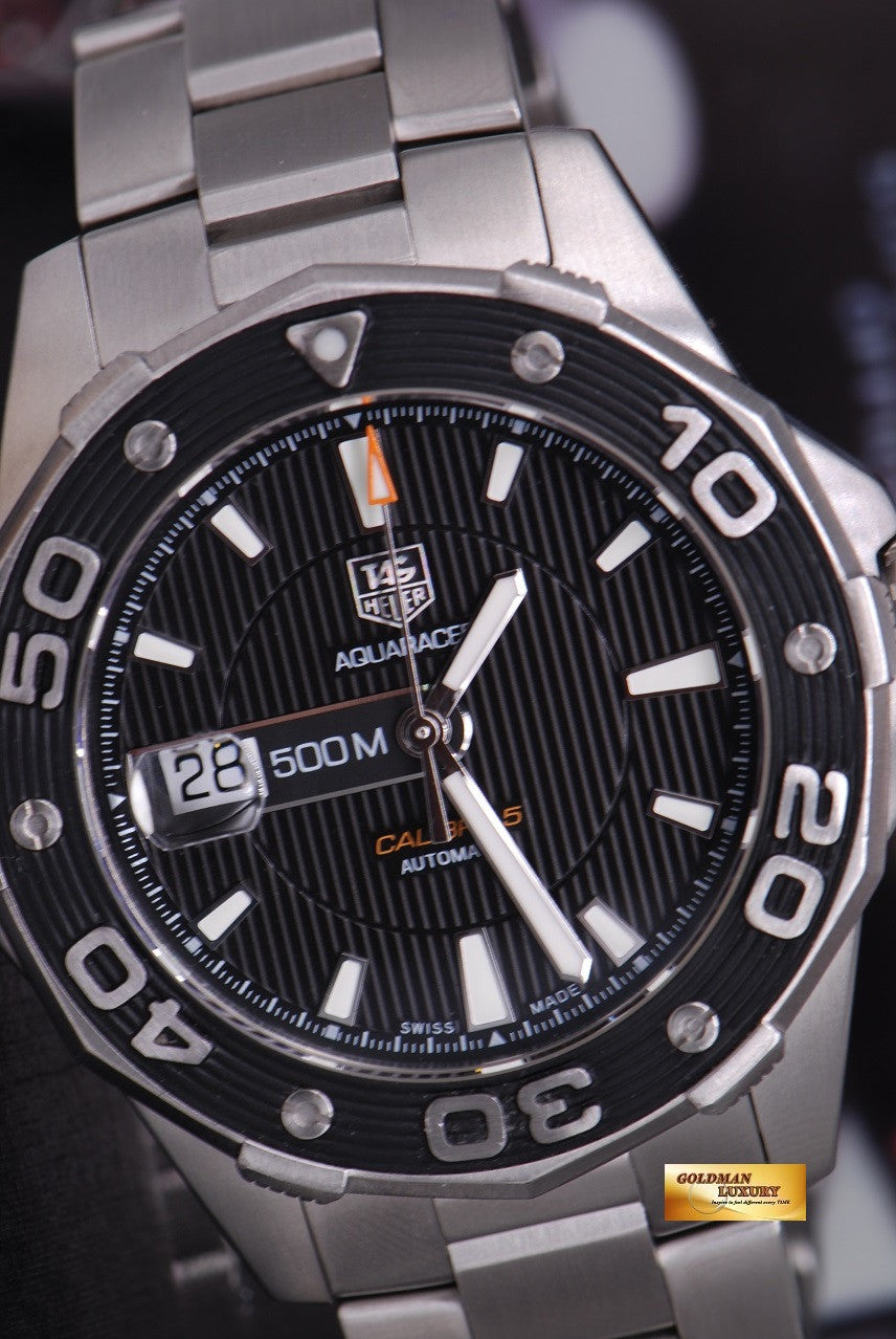 [SOLD] TAG HEUER AQUARACER CALIBRE 5 43mm WAJ2110 AUTOMATIC (MINT)