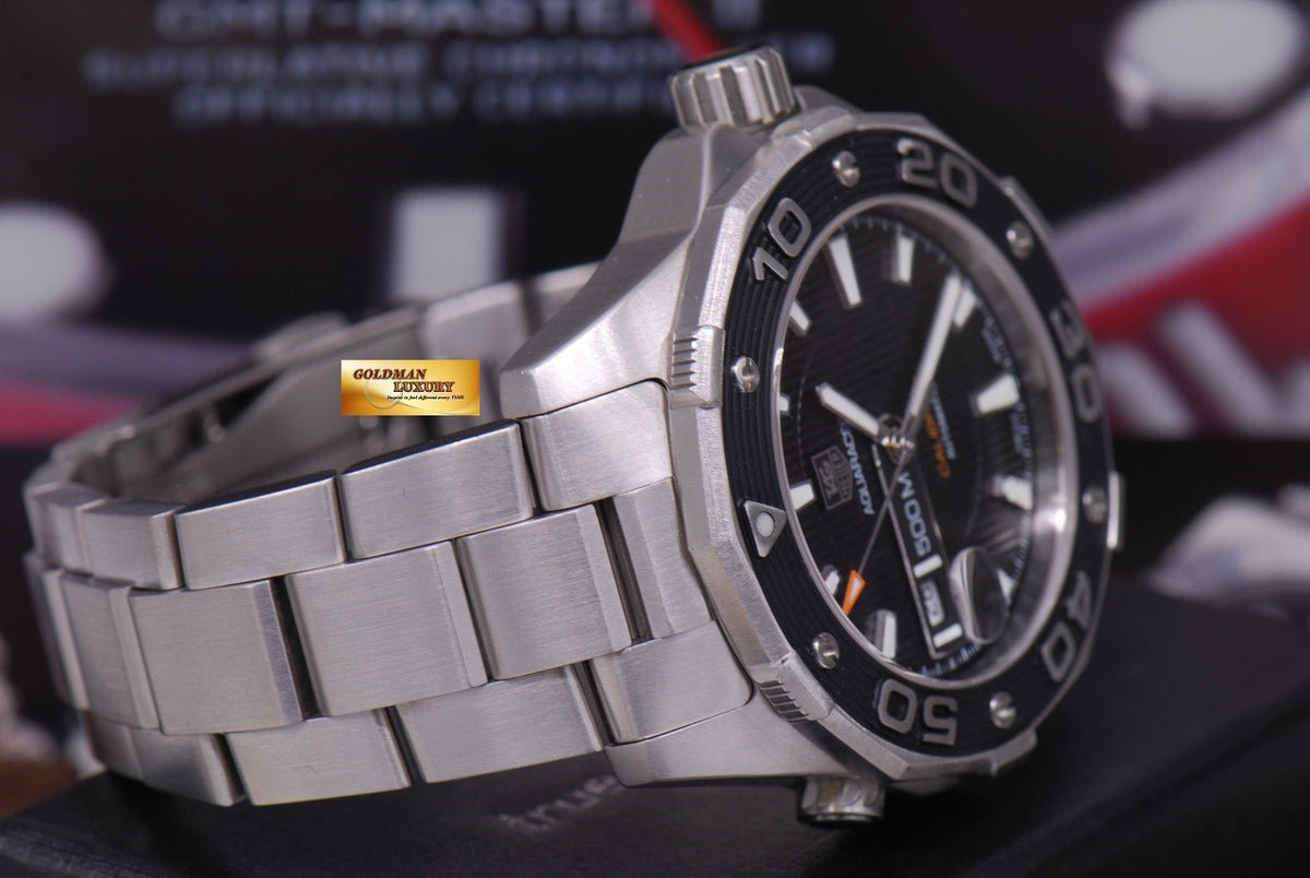 [SOLD] TAG HEUER AQUARACER CALIBRE 5 43mm WAJ2110 AUTOMATIC (MINT)