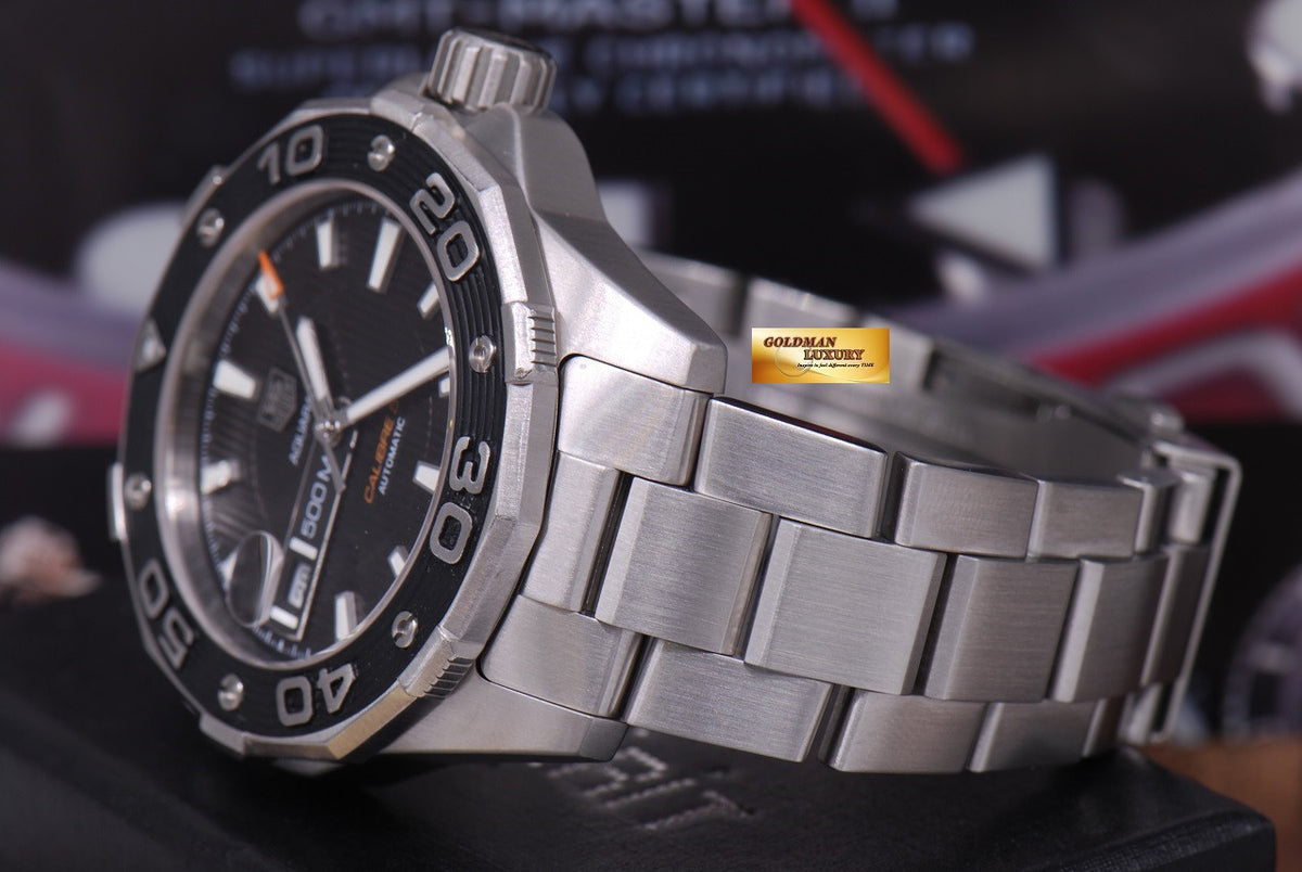 [SOLD] TAG HEUER AQUARACER CALIBRE 5 43mm WAJ2110 AUTOMATIC (MINT)