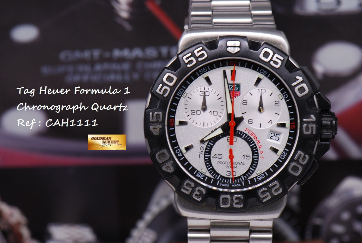 [SOLD] TAG HEUER FORMULA 1 CHRONOGRAPH CAH1111 QUARTZ (NEAR MINT)