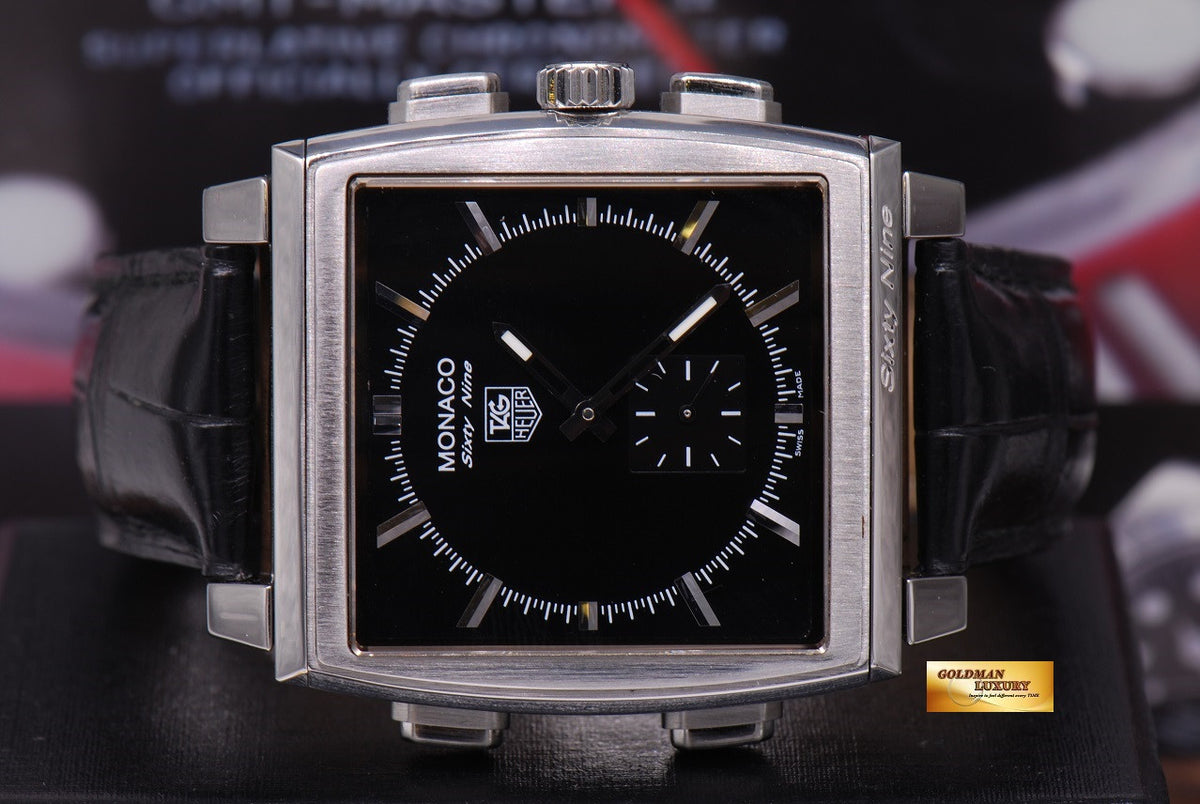 [SOLD] TAG HEUER MONACO SIXTY NINE MANUAL – REVERSIBLE DIGITAL CHRONOGRAPH CW9110 (MINT)