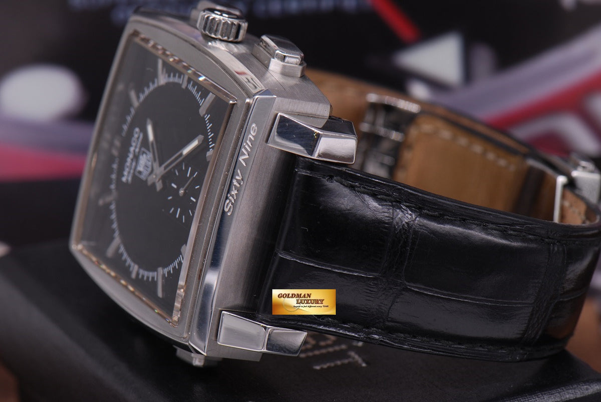 [SOLD] TAG HEUER MONACO SIXTY NINE MANUAL – REVERSIBLE DIGITAL CHRONOGRAPH CW9110 (MINT)