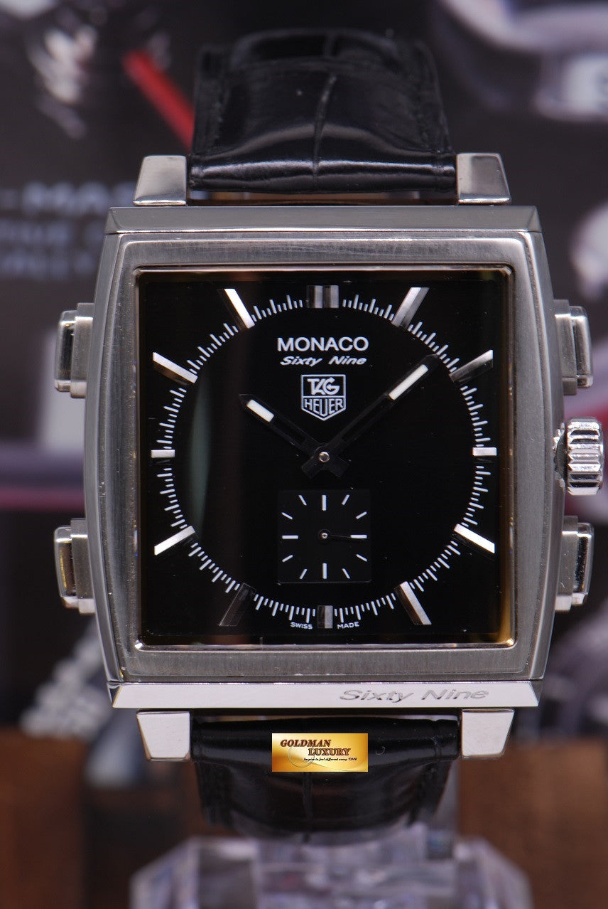 [SOLD] TAG HEUER MONACO SIXTY NINE MANUAL – REVERSIBLE DIGITAL CHRONOGRAPH CW9110 (MINT)