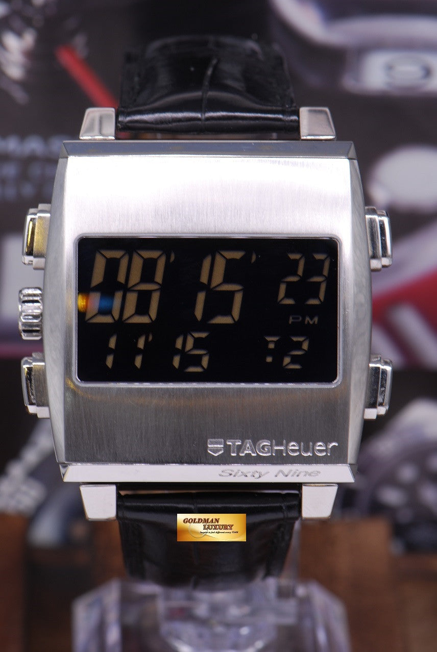 [SOLD] TAG HEUER MONACO SIXTY NINE MANUAL – REVERSIBLE DIGITAL CHRONOGRAPH CW9110 (MINT)