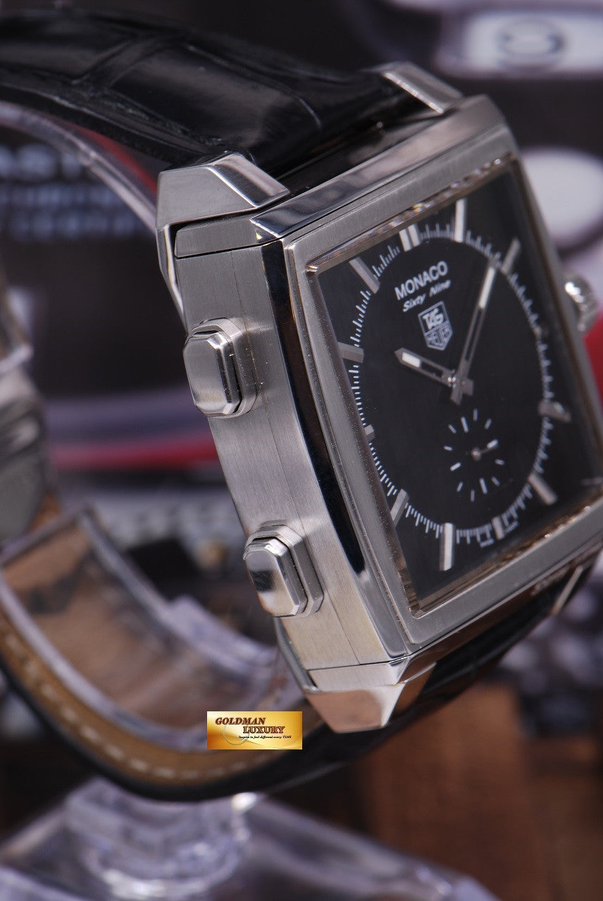 [SOLD] TAG HEUER MONACO SIXTY NINE MANUAL – REVERSIBLE DIGITAL CHRONOGRAPH CW9110 (MINT)