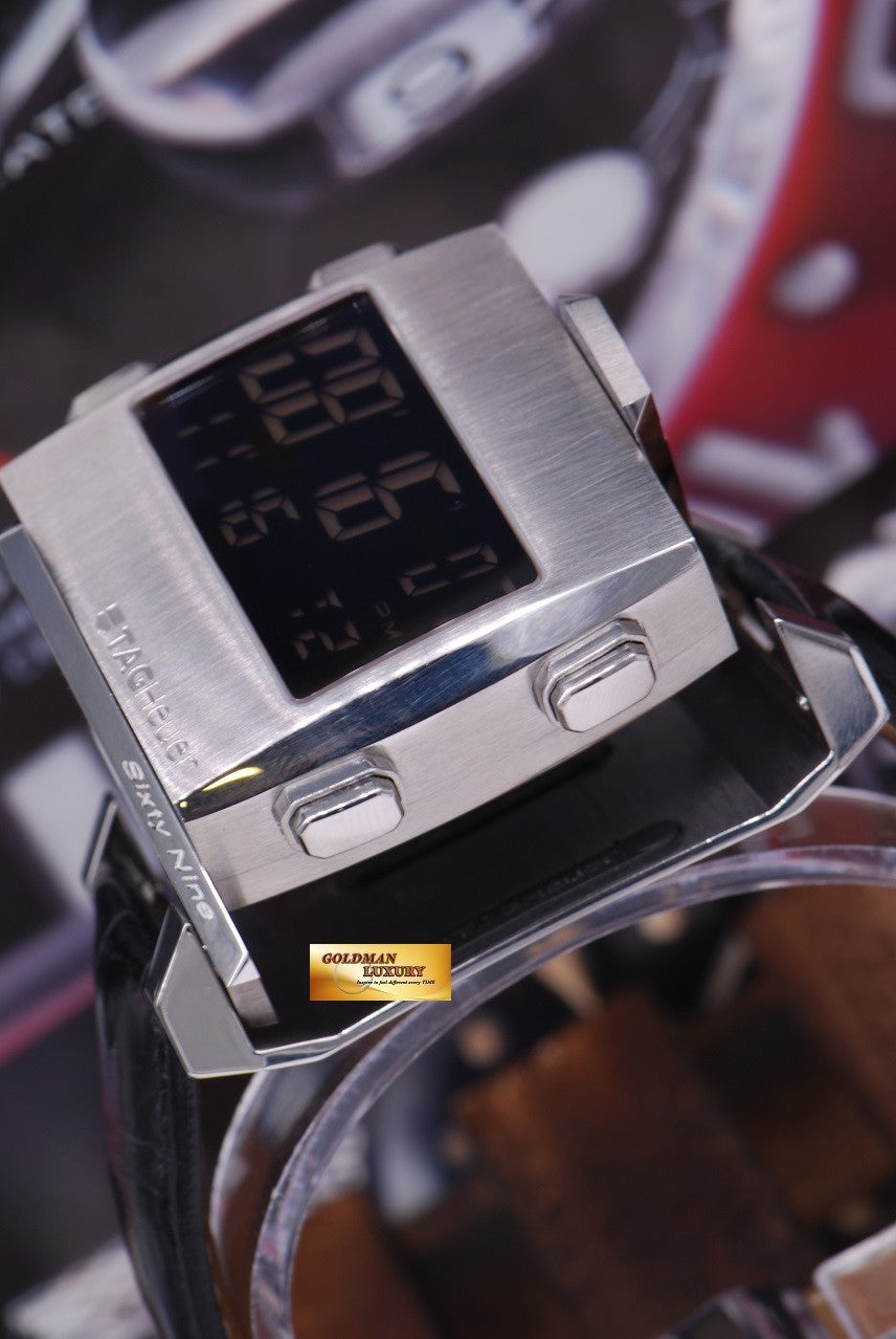 [SOLD] TAG HEUER MONACO SIXTY NINE MANUAL – REVERSIBLE DIGITAL CHRONOGRAPH CW9110 (MINT)