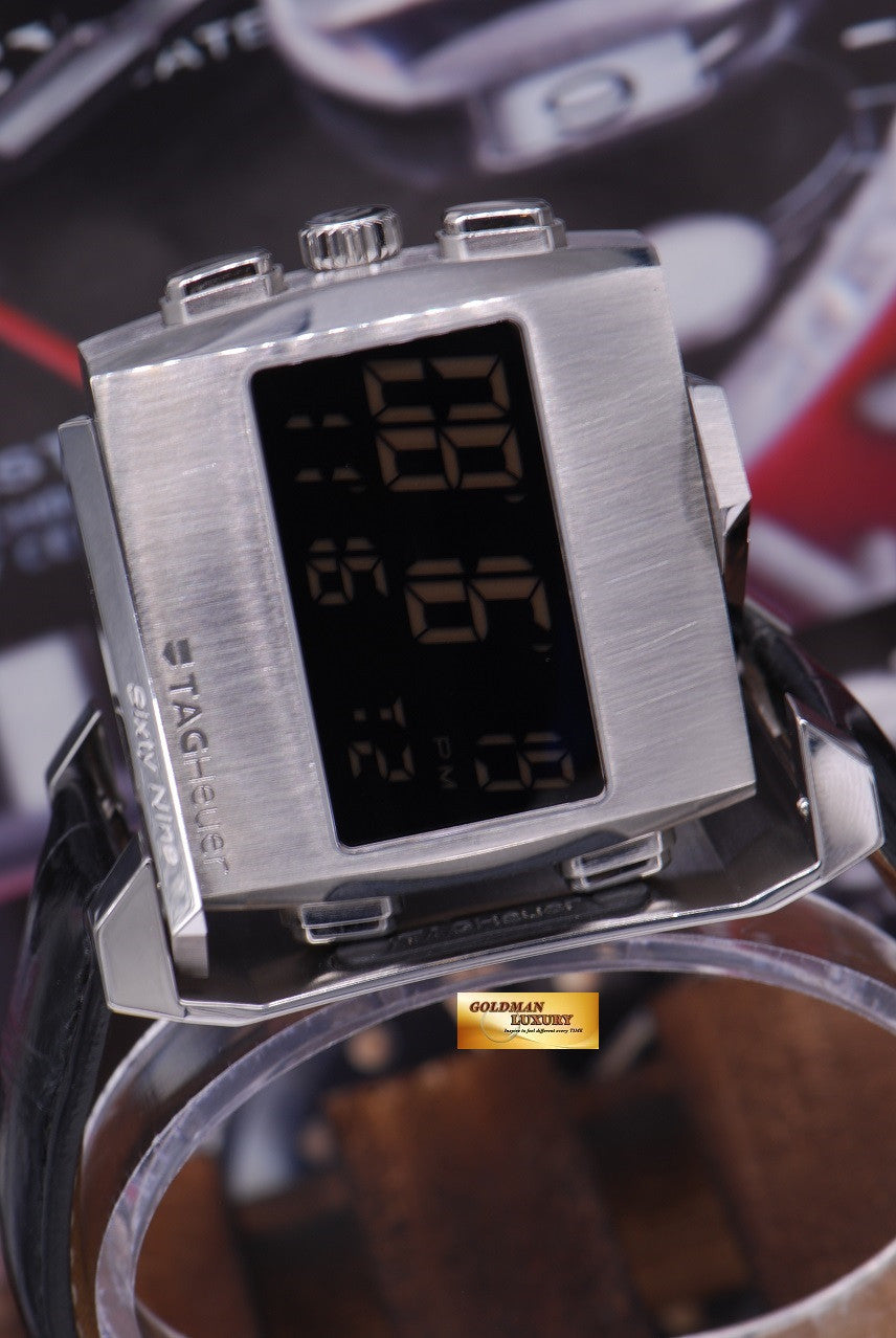 [SOLD] TAG HEUER MONACO SIXTY NINE MANUAL – REVERSIBLE DIGITAL CHRONOGRAPH CW9110 (MINT)