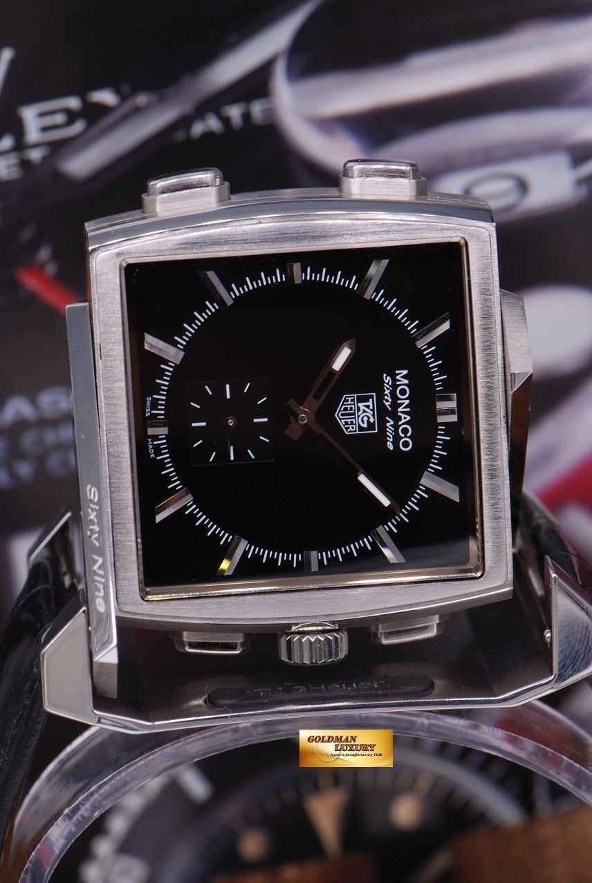 [SOLD] TAG HEUER MONACO SIXTY NINE MANUAL – REVERSIBLE DIGITAL CHRONOGRAPH CW9110 (MINT)