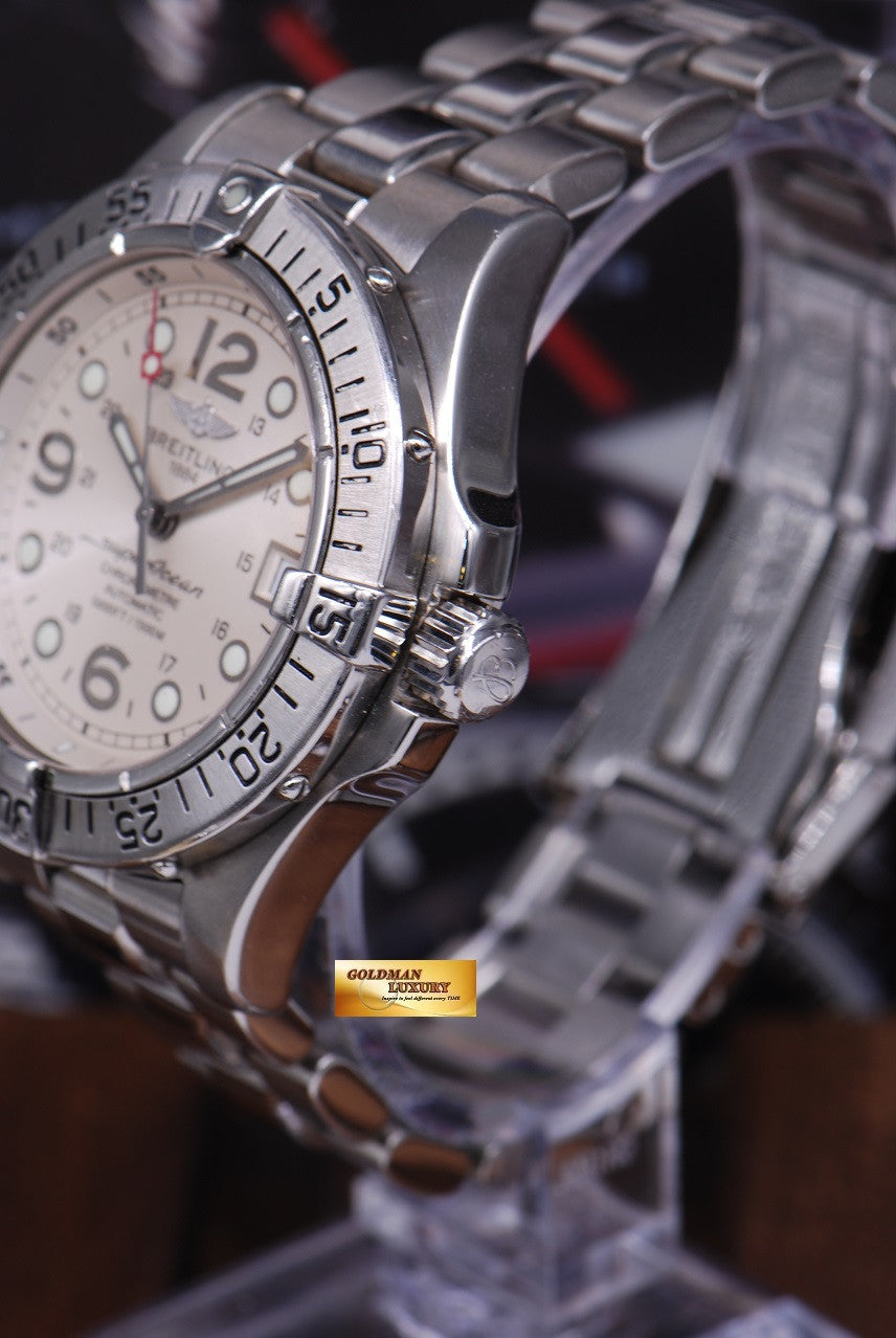 [SOLD] BREITLING SUPEROCEAN AEROMARINE 42mm A17360 WHITE AUTOMATIC (GOOD CONDITION)