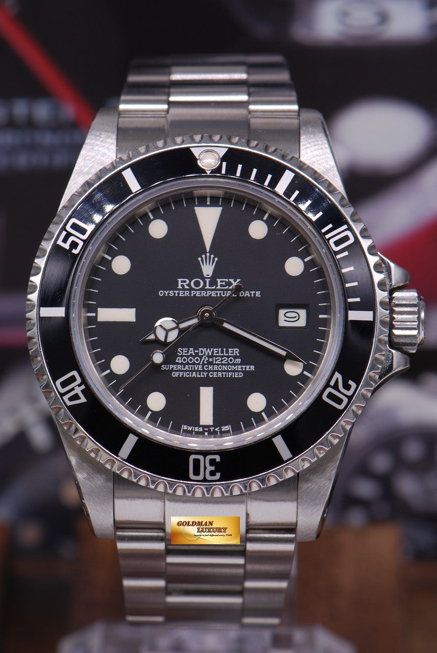 [SOLD] ROLEX OYSTER PERPETUAL SEA-DWELLER "TRIPLE-SIX" MATTE DIAL Ref 16660 COMPLETE B/P (VINTAGE)