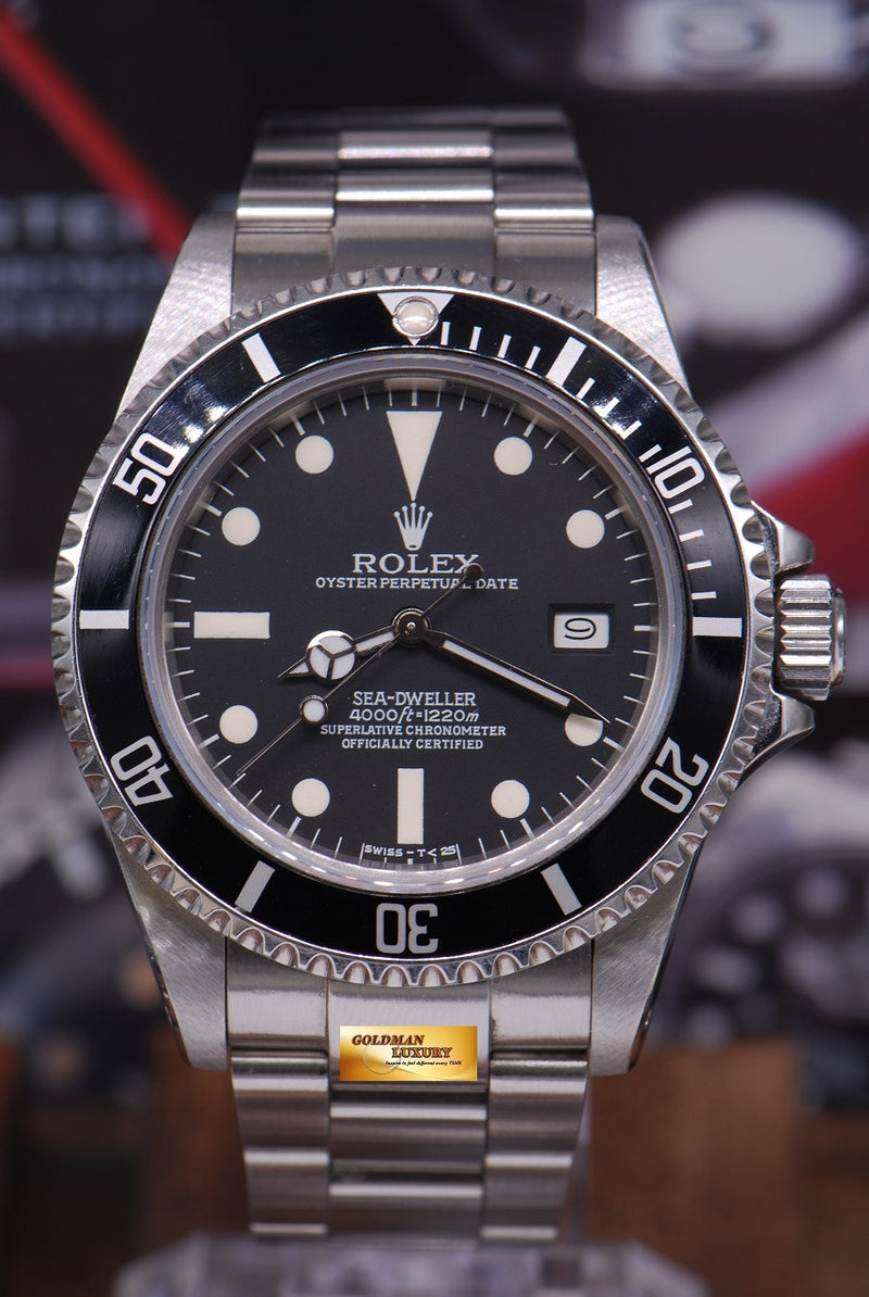 SOLD ROLEX OYSTER PERPETUAL SEA DWELLER