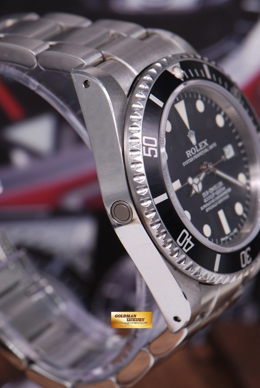 [SOLD] ROLEX OYSTER PERPETUAL SEA-DWELLER "TRIPLE-SIX" MATTE DIAL Ref 16660 COMPLETE B/P (VINTAGE)