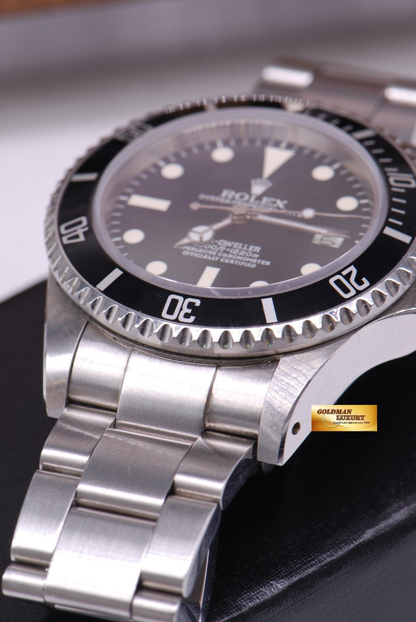 [SOLD] ROLEX OYSTER PERPETUAL SEA-DWELLER "TRIPLE-SIX" MATTE DIAL Ref 16660 COMPLETE B/P (VINTAGE)