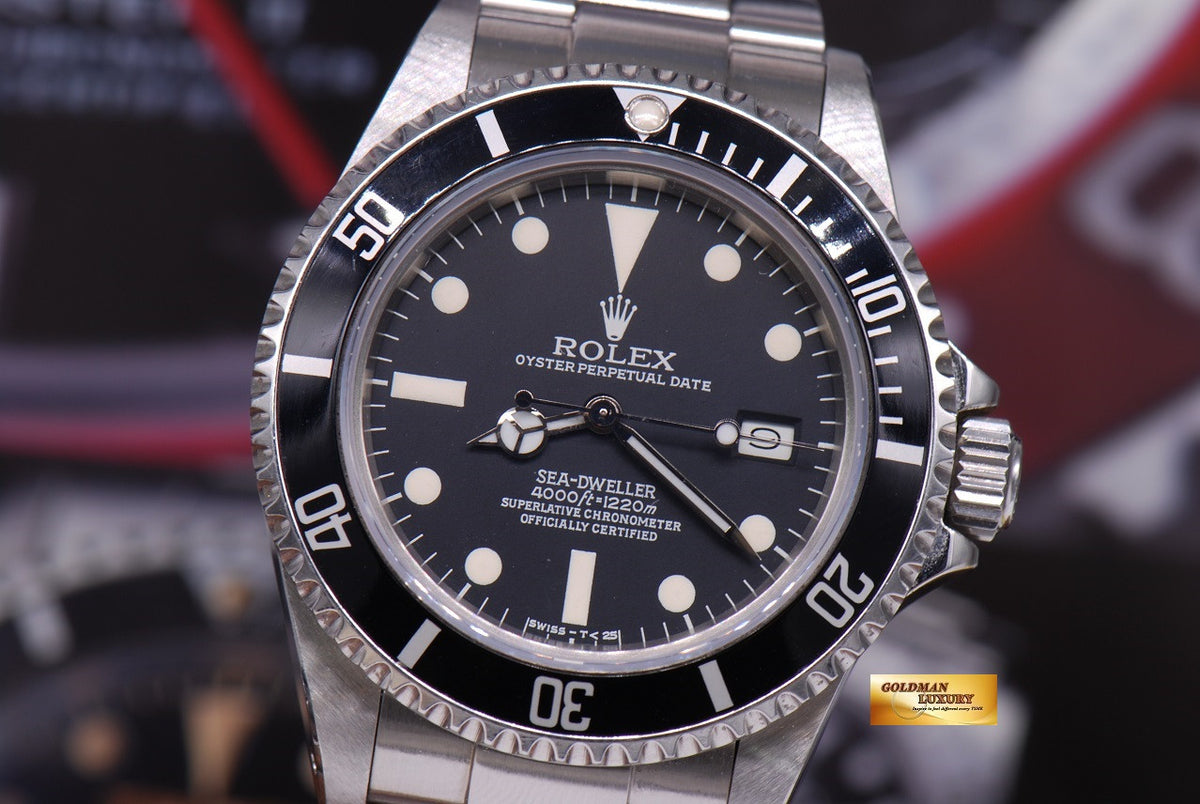 [SOLD] ROLEX OYSTER PERPETUAL SEA-DWELLER "TRIPLE-SIX" MATTE DIAL Ref 16660 COMPLETE B/P (VINTAGE)
