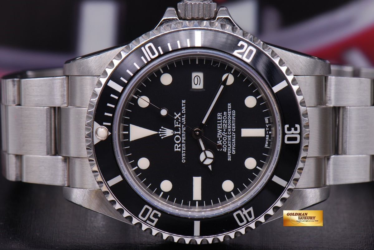[SOLD] ROLEX OYSTER PERPETUAL SEA-DWELLER "TRIPLE-SIX" MATTE DIAL Ref 16660 COMPLETE B/P (VINTAGE)