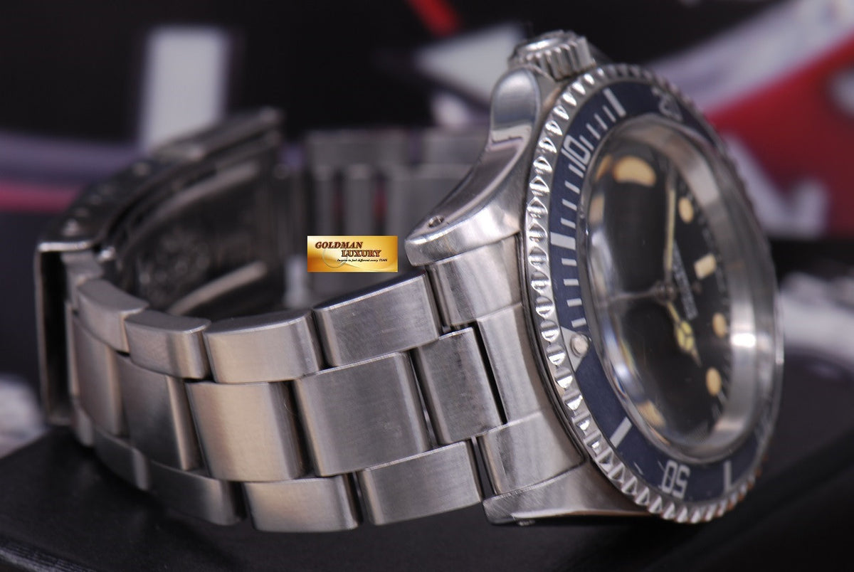[SOLD] ROLEX OYSTER PERPETUAL SUBMARINER NO-DATE "METER FIRST" Ref 5513 (VINTAGE AGING)