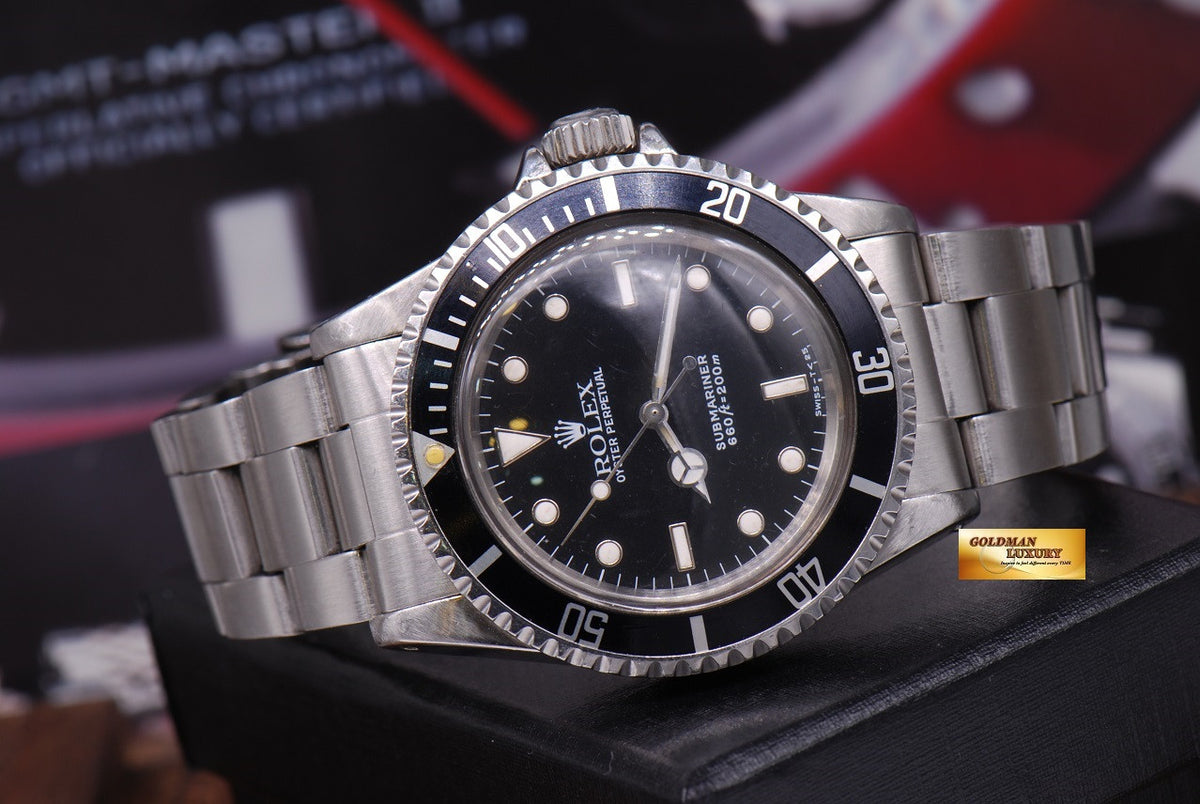 [SOLD] ROLEX OYSTER PERPETUAL SUBMARINER NO-DATE  Ref 5513 (VINTAGE)