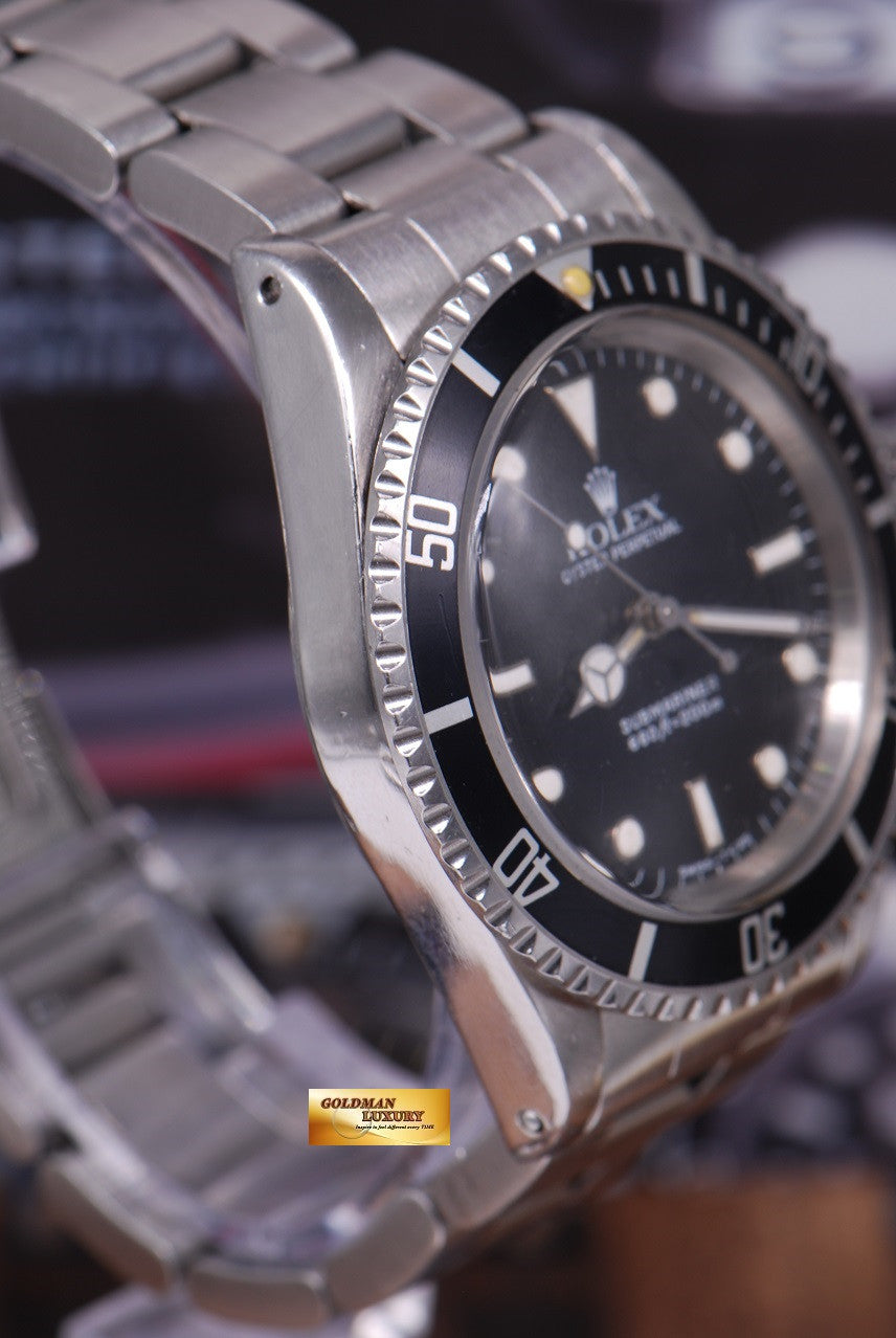 [SOLD] ROLEX OYSTER PERPETUAL SUBMARINER NO-DATE  Ref 5513 (VINTAGE)