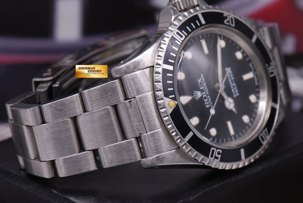 [SOLD] ROLEX OYSTER PERPETUAL SUBMARINER NO-DATE  Ref 5513 (VINTAGE)