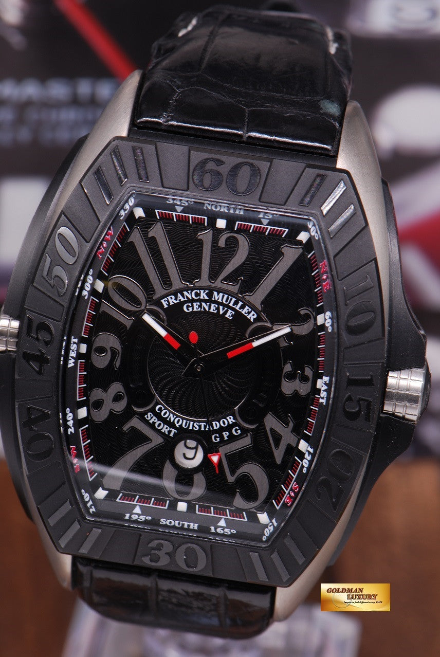 [SOLD] FRANCK MULLER CONQUISTADOR SPORT GPG TITANIUM Ref 9900 SC DT TT (NEAR MINT)