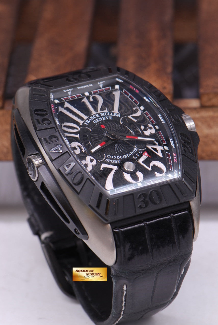 [SOLD] FRANCK MULLER CONQUISTADOR SPORT GPG TITANIUM Ref 9900 SC DT TT (NEAR MINT)