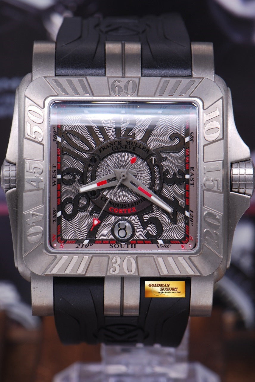 [SOLD] FRANCK MULLER CONQUISTADOR CORTEZ TITANIUM Ref 10800 SC DT TT (MINT)
