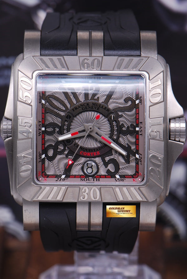 [SOLD] FRANCK MULLER CONQUISTADOR CORTEZ TITANIUM Ref 10800 SC DT TT (MINT)