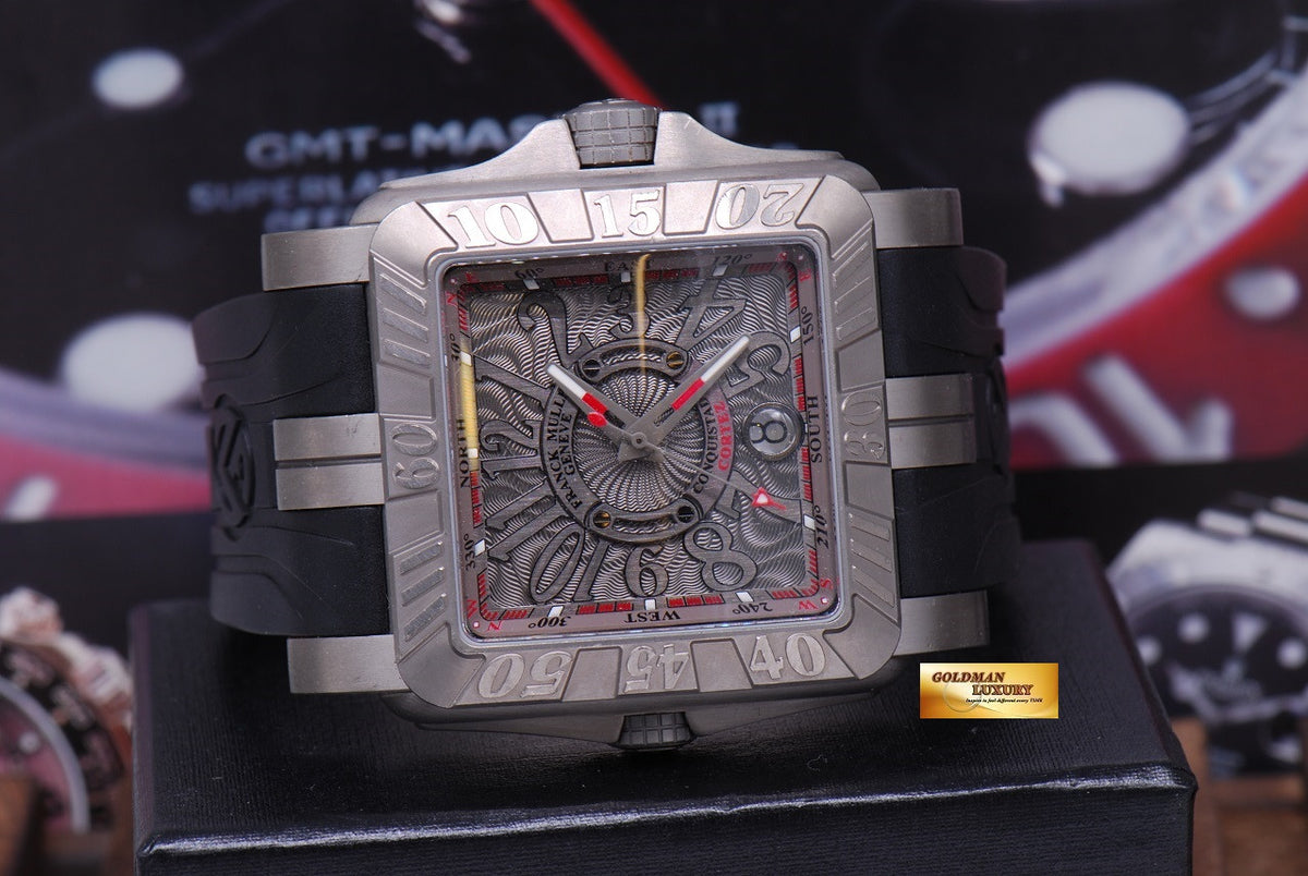 [SOLD] FRANCK MULLER CONQUISTADOR CORTEZ TITANIUM Ref 10800 SC DT TT (MINT)