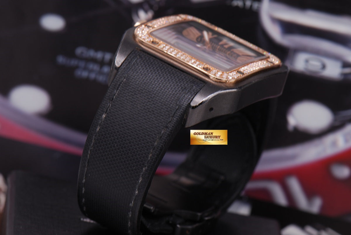 [SOLD] CARTIER SANTOS 100 XL ADLC CUSTOM DIAMONDS AUTOMATIC (NEAR MINT)